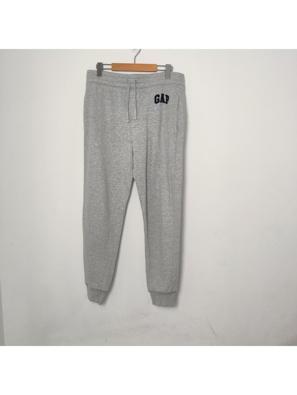 GAP Grey Logo Jogger Sweatpants Size Medium Gorpcore Loungewear